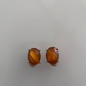 Alfani Amber  Oval Clip-On Earrings - Women Jewelry